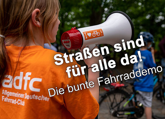 Die bunte Fahrraddemo